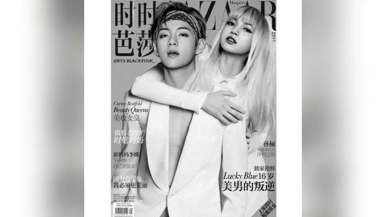 V BTS and LISA BLACKPINK💕 |TAELICE
