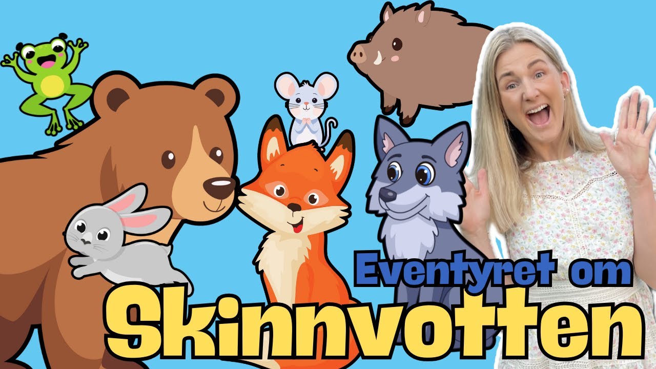 Skinnvotten | Ukrainsk Eventyr for Barn på Norsk | Den Røde Votten | Knøtteshow 4K