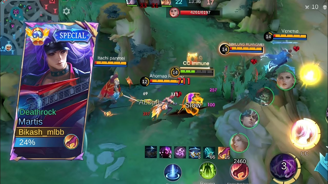 MARTIS 18 KILLS !! MARTIS NEW BUFF BUILD  PLEASE TRY THIS BUILD AMAZING ( MLBB )