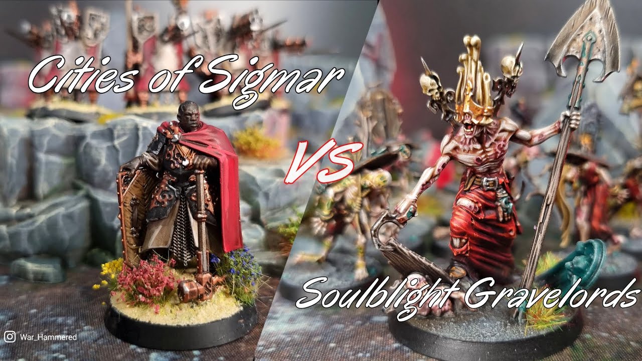 Stay for the post credits scene! Cities of Sigmar Vs Soulblight Gravelords. Age of Sigmar.