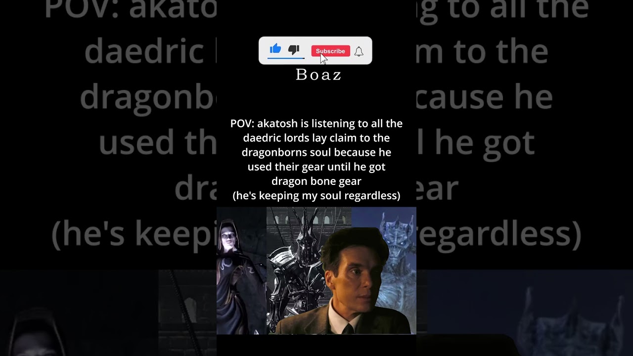 Akatosh must be tired of us every time we reincarnate