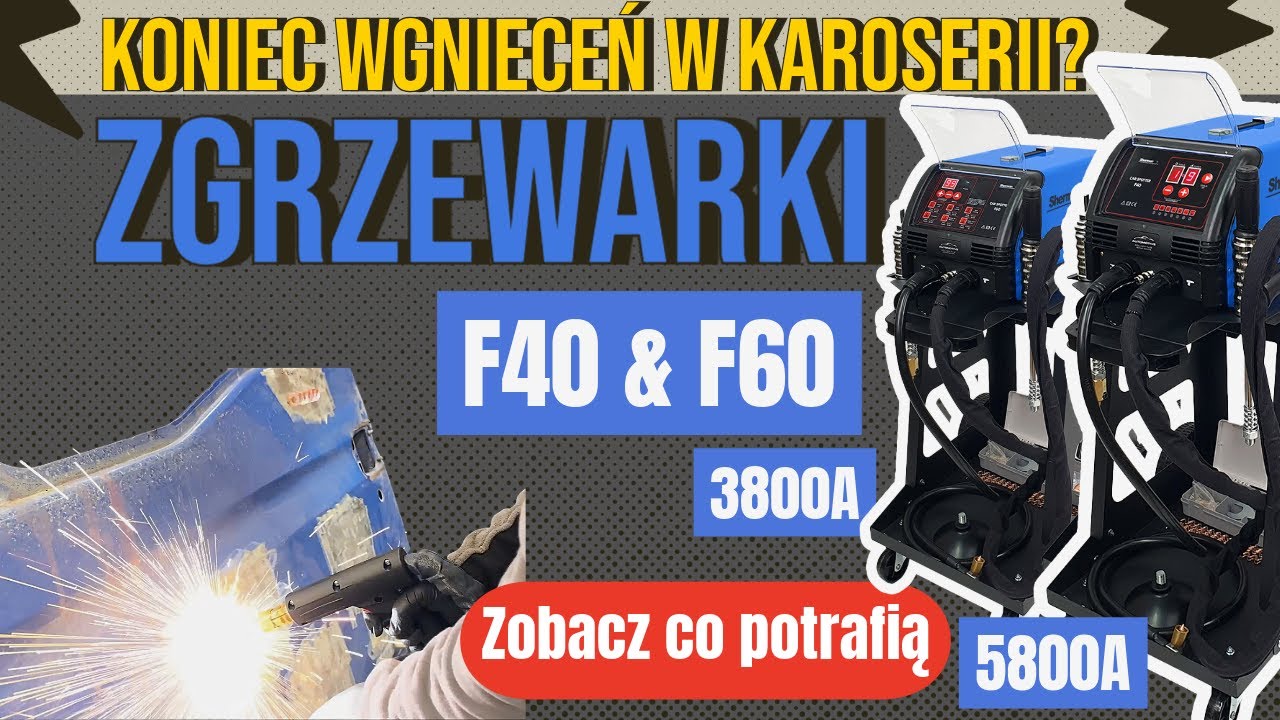 Sherman Zgrzewarki do napraw karoserii - CarSpotter F40 i F60
