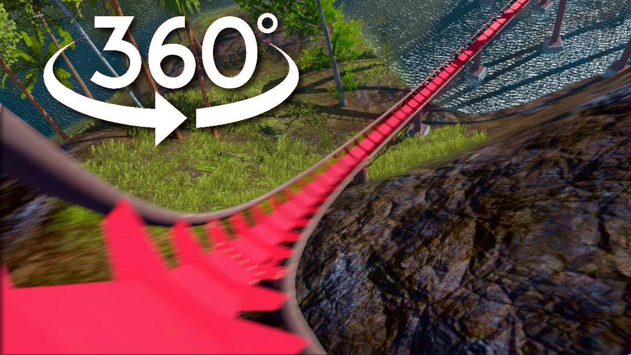 🕶 Roller Coaster Ride in VR - Twists, Turns and Loops! - 360&deg; Video
