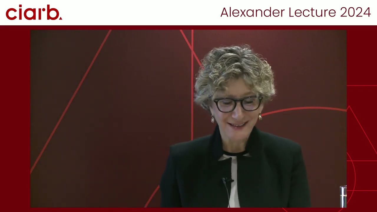 Alexander Lecture 2024: Claudia Salomon FCIArb