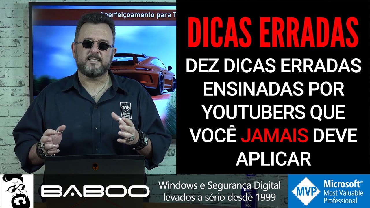 Erros comuns em sugestões e dicas de youtubers para deixar o Windows mais rápido
