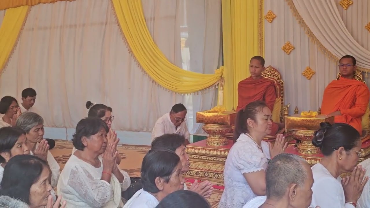 សម្ដែងព្រះធម៍ទេសនាដោយអង្គគ្រូបិនចន្ដា