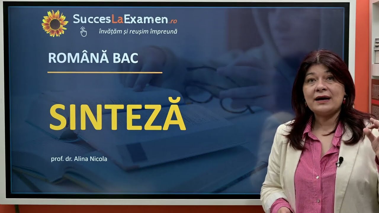 Română Bacalaureat 2025  -  Subiectul III  -  Sinteza operelor pentru BAC