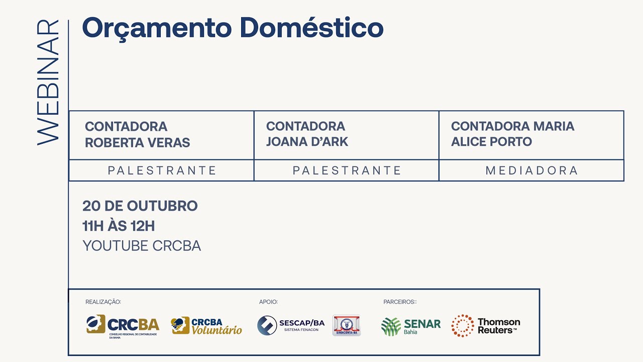 Webinar: Orçamento Doméstico