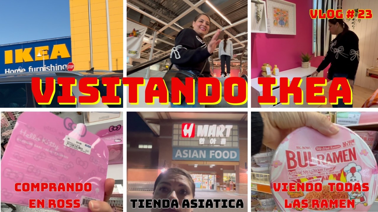 Vlog #23 Visitando IKEA y viendo productos Asiaticos en HMART