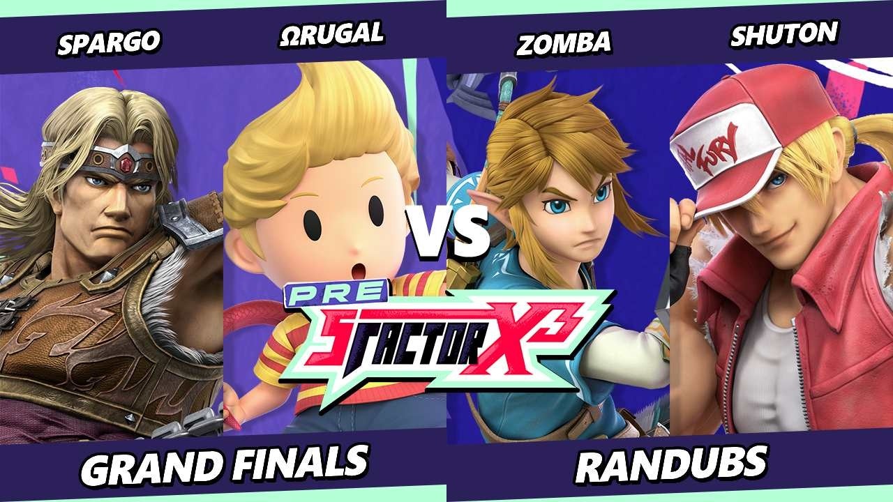 Pre S Factor X3 GRAND FINALS - Spargo / &Omega;Rugal Vs. Zomba / Shuton - Smash Ultimate - SSBU