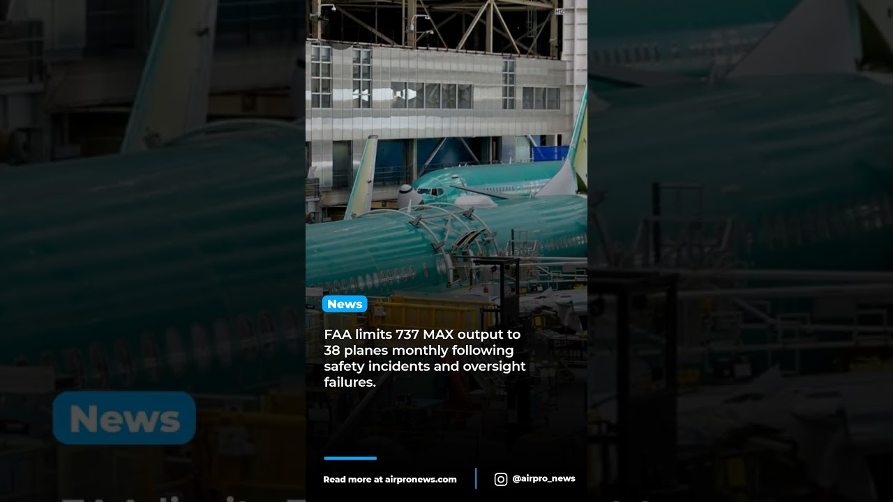 FAA Keeps Boeing 737 MAX Production Cap Amid Safety Concerns