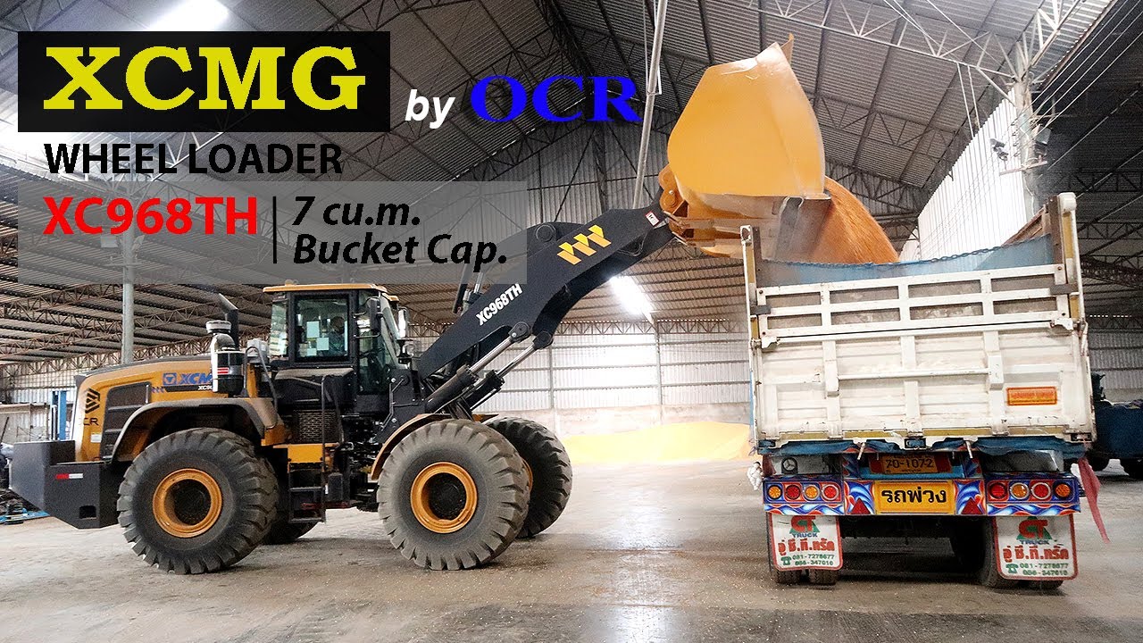 รถตักแขนยาวบุ้งกี๋ 7 คิวคอกเกษตร XCMG ใหม่ล่าสุด รุ่น XC968TH Ep.147 XCMGbyOCR