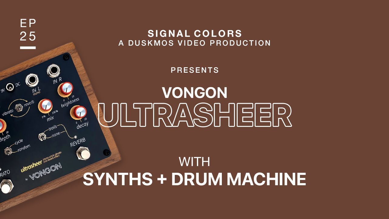 Vongon Ultrasheer Demo w/ Synths (Elektron Analog Four MKII w/ RYTM MKII Drums)