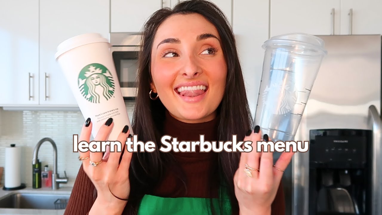 Starbucks Barista Training: Learn Venti Size Drinks ☕️ Starbucks Barista Journey + Menu