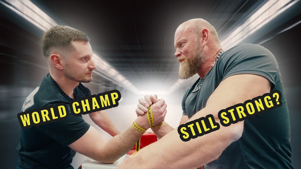 Can he Keep Up with a World Champion Arm wrestler?