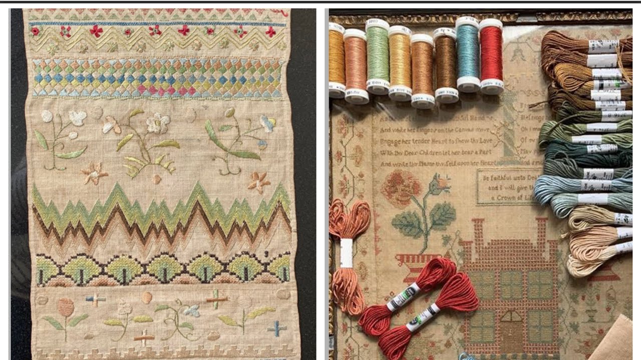Flosstube #59 - Announcing the two projects for Nicola’s 2020 workshop at The Attic Needleworks