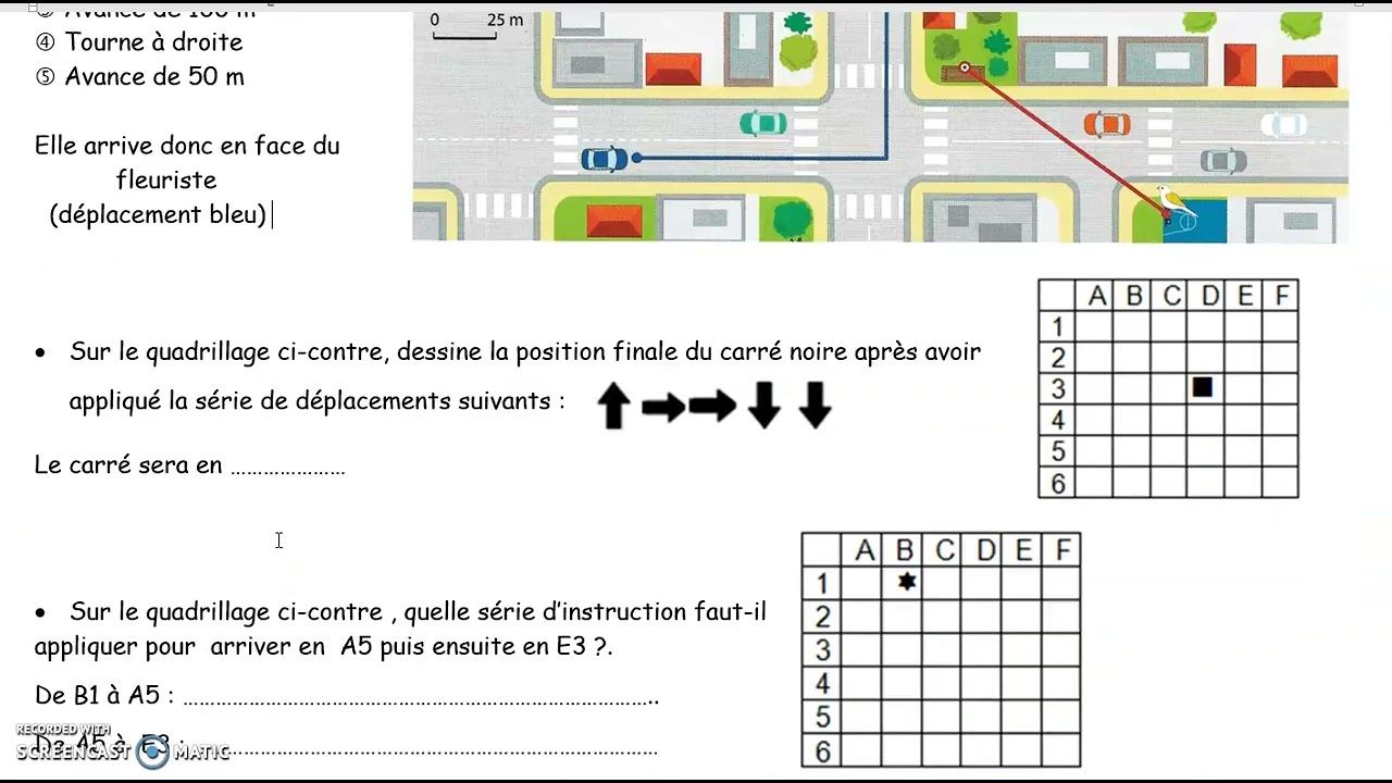 6N2-G4 : II. et III.  Repérer et se déplacer dans l'espace