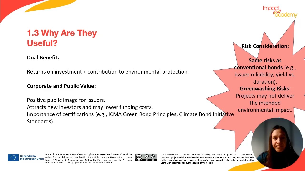 Impact Academy - Impact Financing Instruments: sustainability bonds