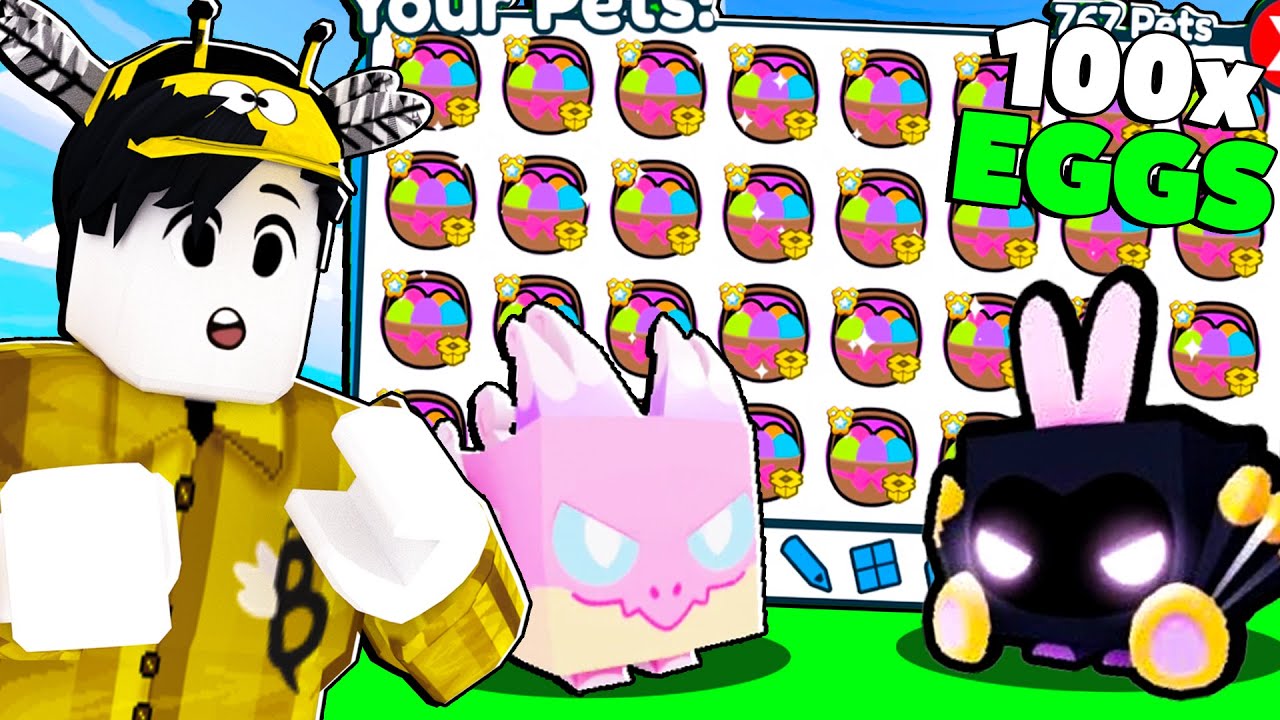 Pet Simulator X | Opening 100 Easter Egg Gifts! SOBRANG SWERTE!