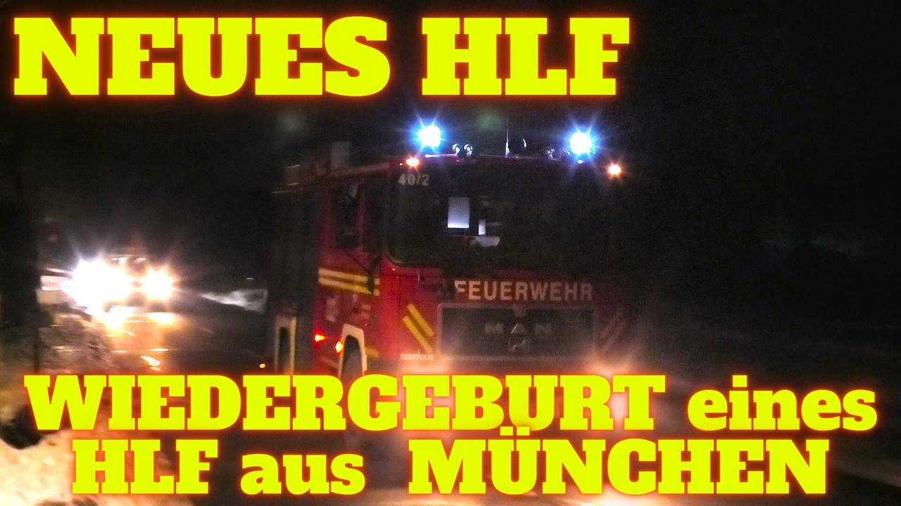 [NEUES HLF] Die WIEDERGEBURT eines HLF aus der BF MÜNCHEN bei der FF NEUBRÜCK #MontisEinsatzfahrten