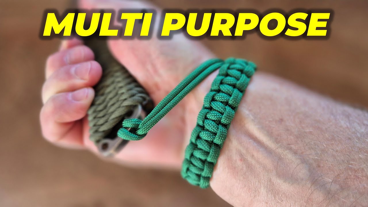 Multi-Use Lanyard / Bracelet HACK &ndash; Mad Max Style Paracord Survival Bracelet #survivalskills