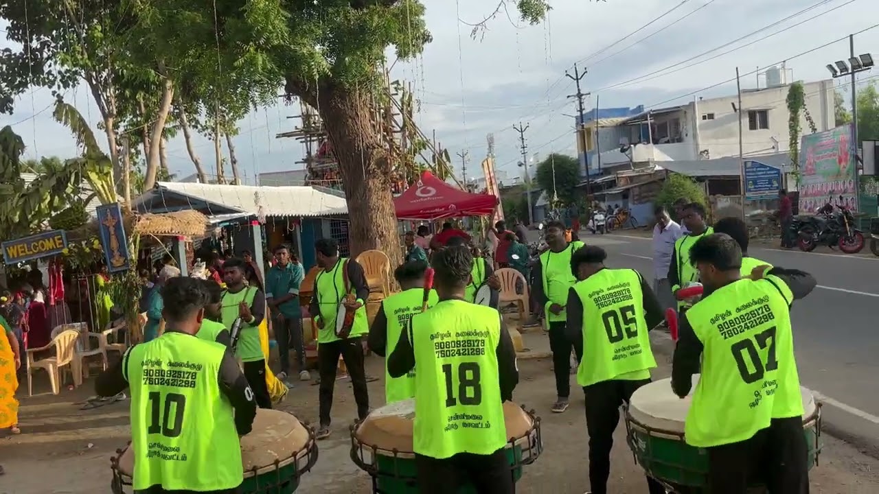 Today function kodumudi function 🥁🥁🥁🥁🥁🥁%#drumset #folkart #festivaldance 9080925178