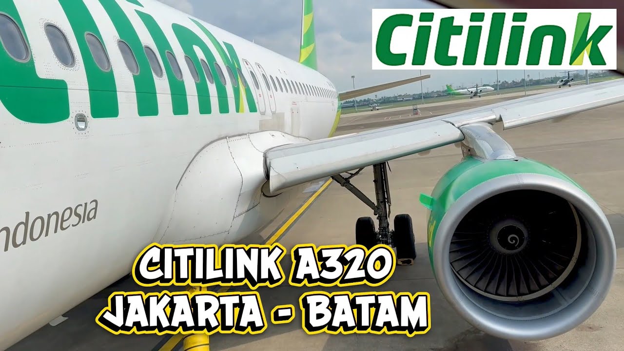 Citilink A320 From Jakarta to Batam