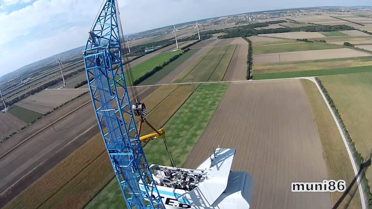 The Coolest Wind Turbine Worker!!! Ultimate FPV Helicopter Logo 500 Rollei Bullet 5s Building HD