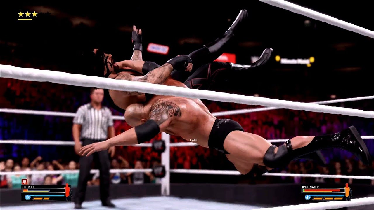 Classic WWE Royal Rumble 2011 Rock vs. Undertaker Title Match