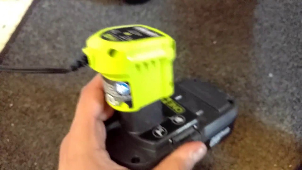 How long does it take to charge a Ryobi battery with a P119 charger