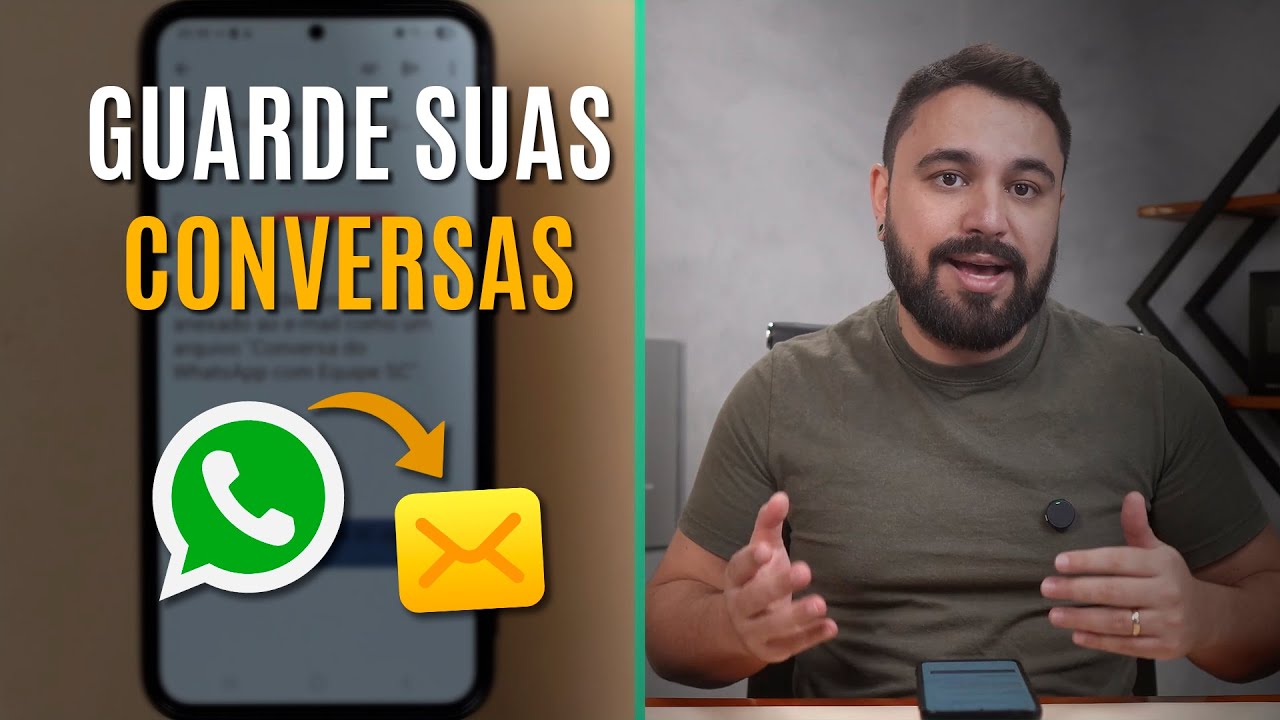 COMO EXPORTAR UMA CONVERSA DO WHATSAPP E SALVAR NO E-MAIL