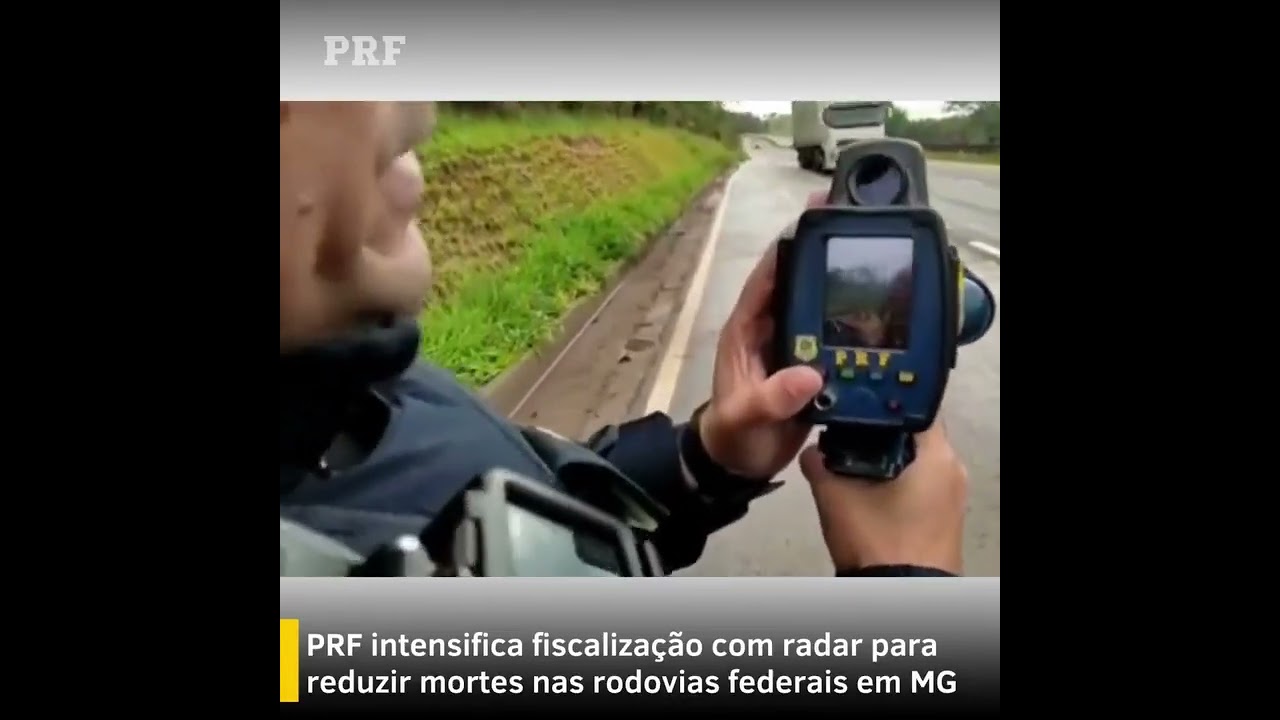 PRF intensifica fiscaliza&ccedil;&atilde;o com radar para reduzir mortes nas rodovias federais em Minas Gerais