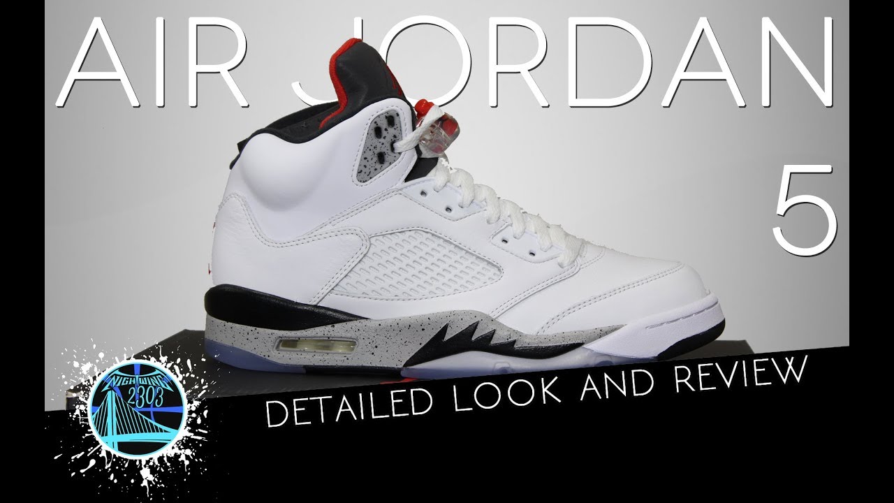 Air Jordan 5 White/Cement | Detailed Look and Review