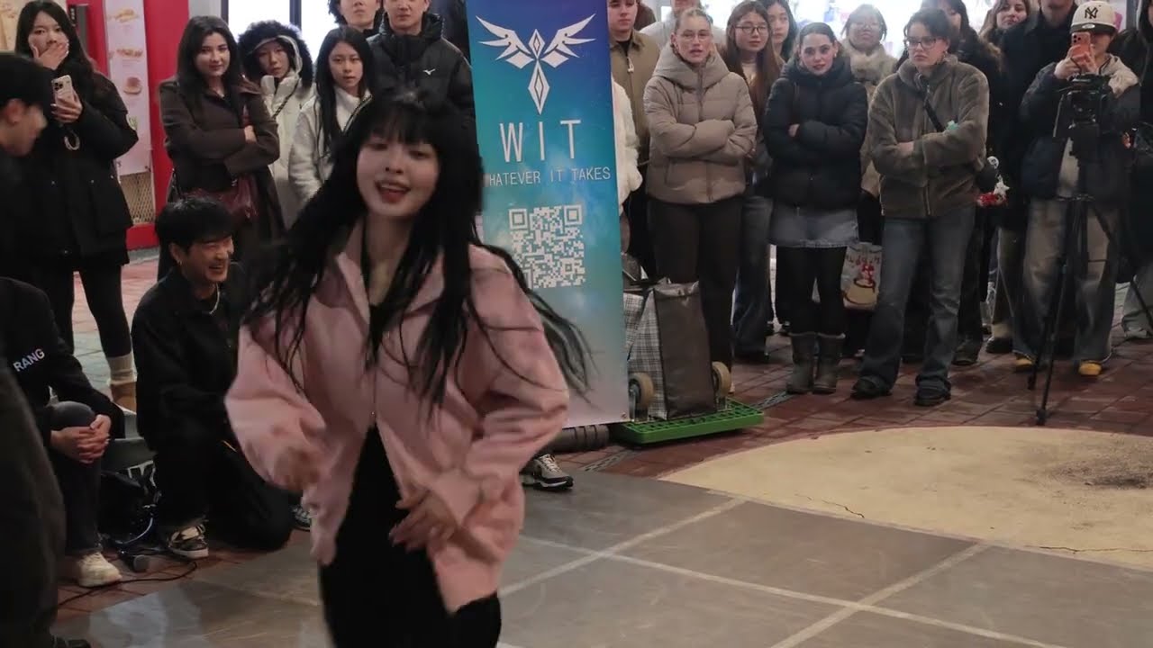 Kpop&JHKTV]WIT&GODdongmin Hayeon hongdae kpopdance# UP aespa#위트하연 홍대케이팝댄스#업