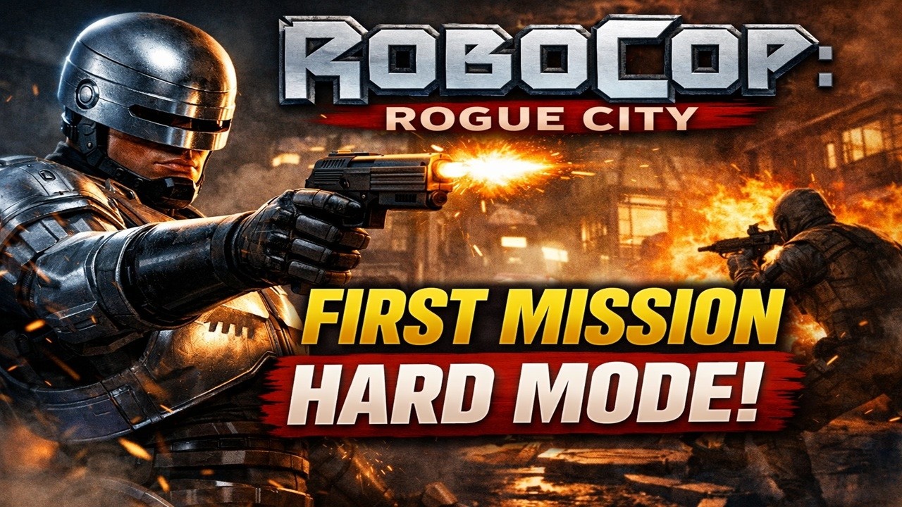 RoboCop: Rogue City — First Mission on Hard Difficulty Part 1
