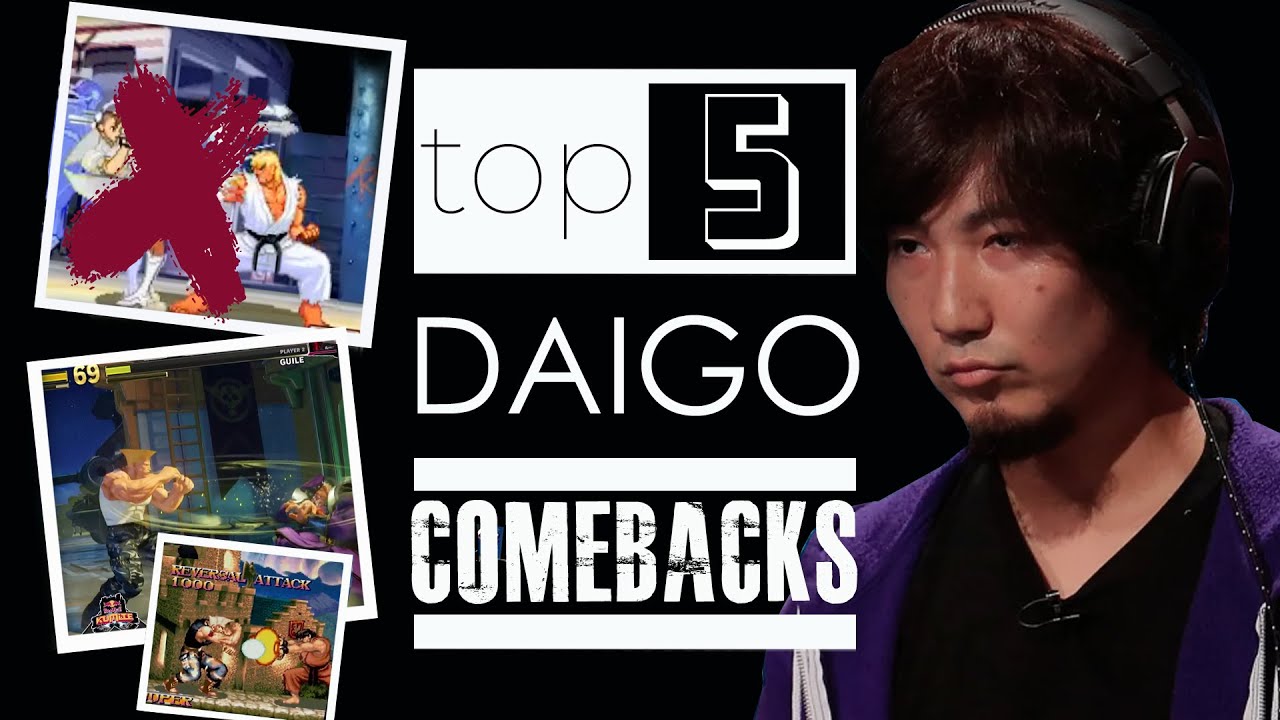 Viradas Insanas Top 5 Comebacks de Daigo Umehara - Sem contar o EVO Moment #37