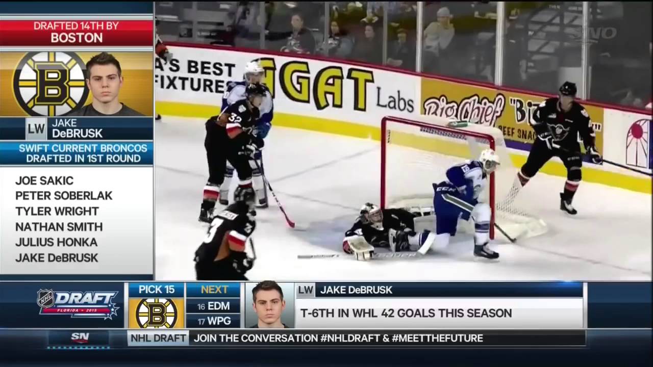 2015 NHL Draft: #14 Overall Pick &ndash; Jake DeBrusk &ndash; Boston Bruins