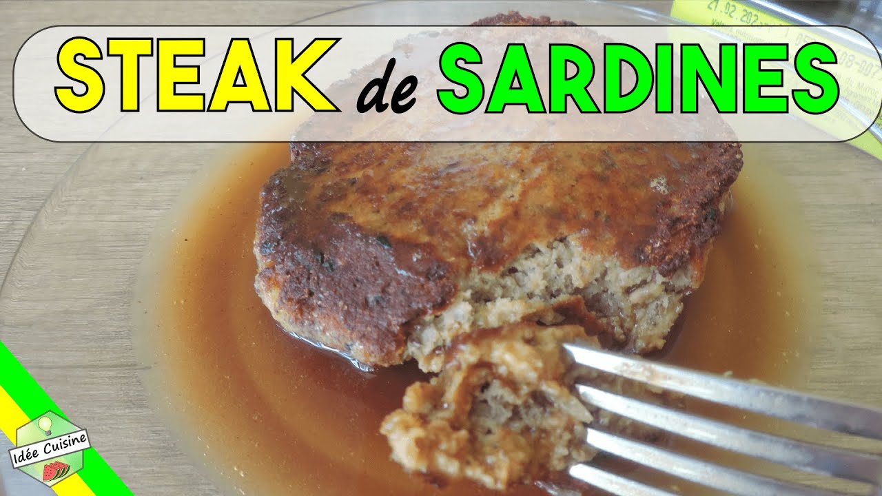 STEAK de SARDINES 🐟 Cuisine les Restes n°1 (recette sardine en boite)