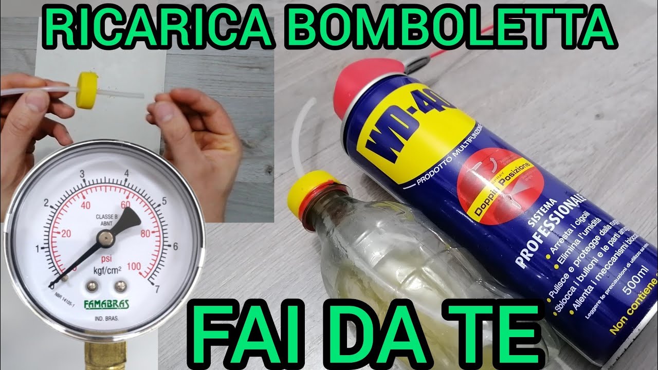 COME RICARICARE UNA BOMBOLETTA SPRAY FAI DA TE #faidate #bricolage #auto #tendenza