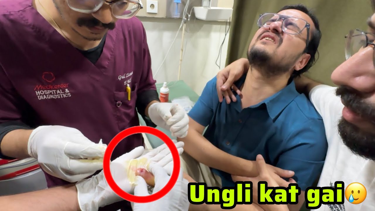 Nakhun khany ki wajy sy ungli kharaab hogai😭operation karwana parha🥲