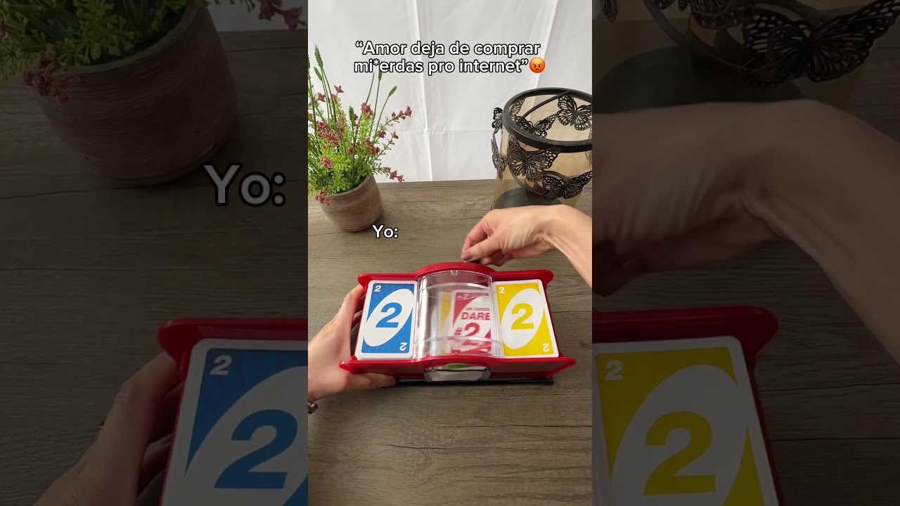 I am sorry love,I can&rsquo;t help it😓....Card shuffling machine #cards #uno #cardgane #viral