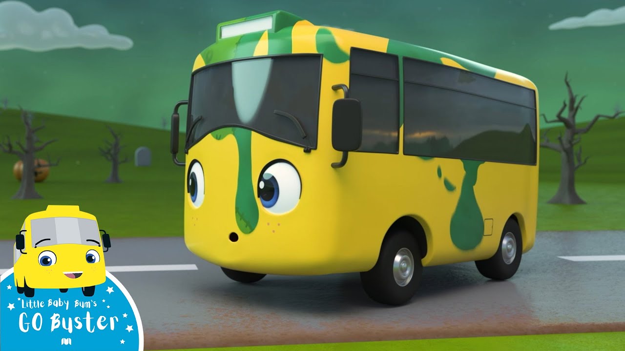 Zombie Buster At The Carwash | Halloween Kids Songs & Nursery Rhymes | ABC & 123 | Go Buster