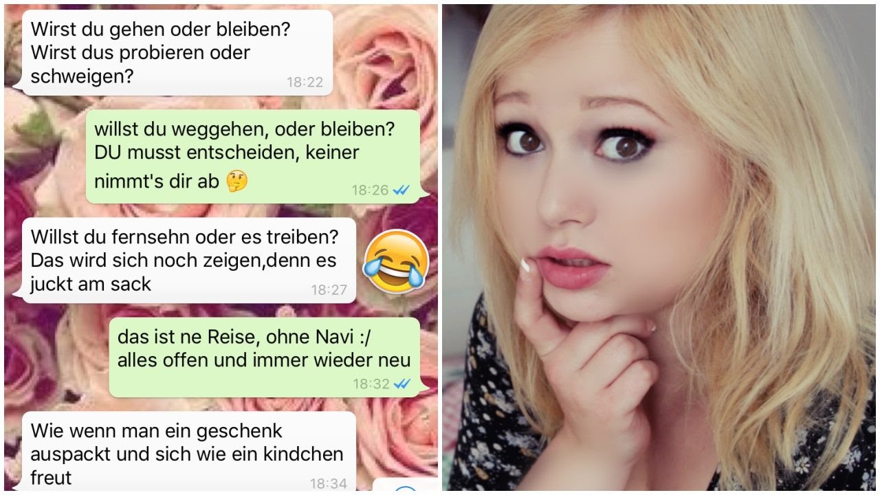 WHATSAPP PRANK MIT SONGTEXTEN 😱 OB DAS GUT GEHT?! 😂