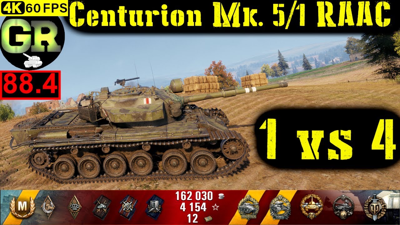 88_World of Tanks Centurion Mk. 5/1 RAAC WoT Replay - 9 Kills 5.5K DMG(Patch 1.5.0)