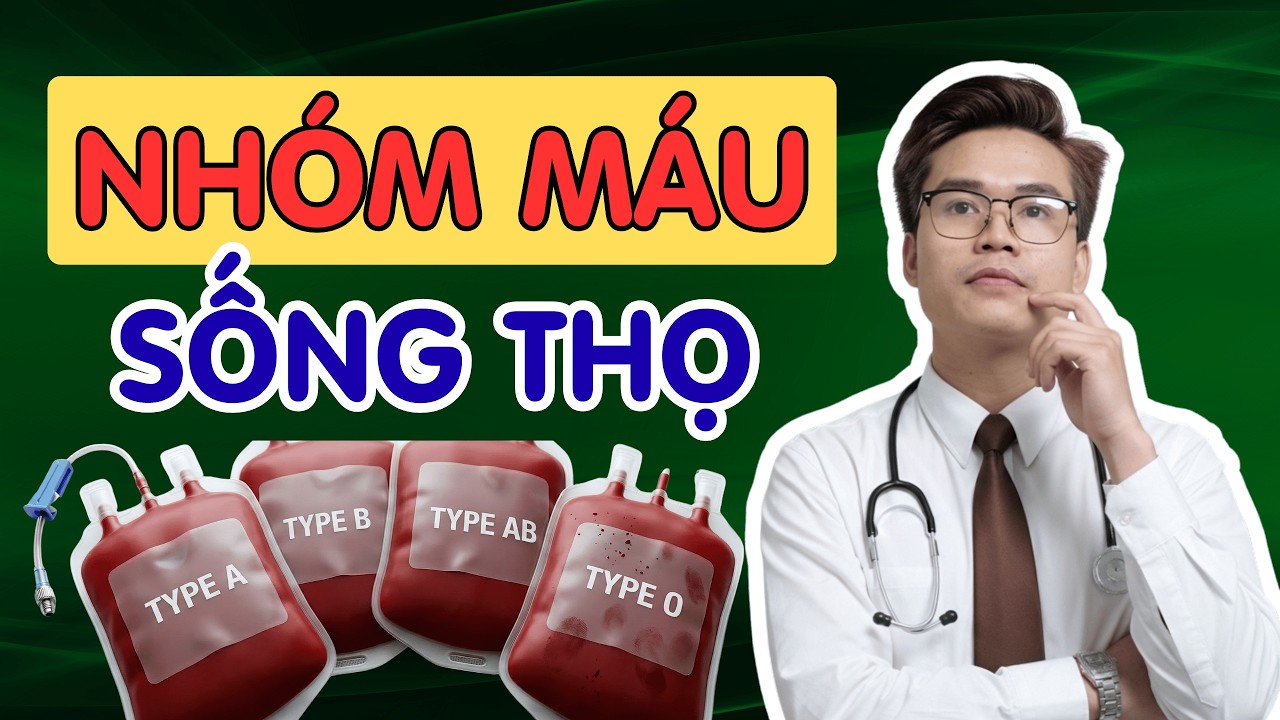 Ưu Nhược Điểm và Tuổi Thọ Theo Từng Nhóm M.á.u (Bí Mật Nhóm M.á.u) | Bs Phạm Tuấn