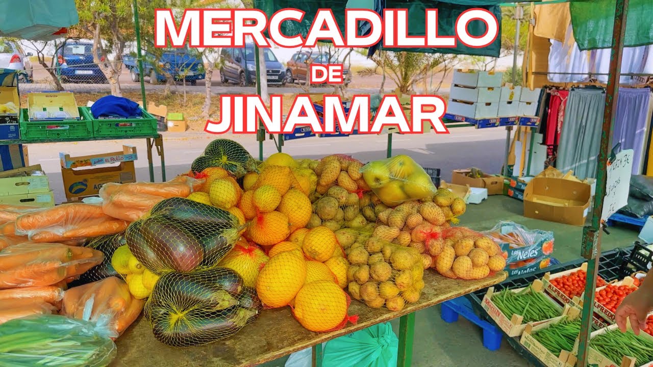 JINAMAR STREET MARKET, GRAN CANARIA ISLAND, SPAIN 👜  [4K]