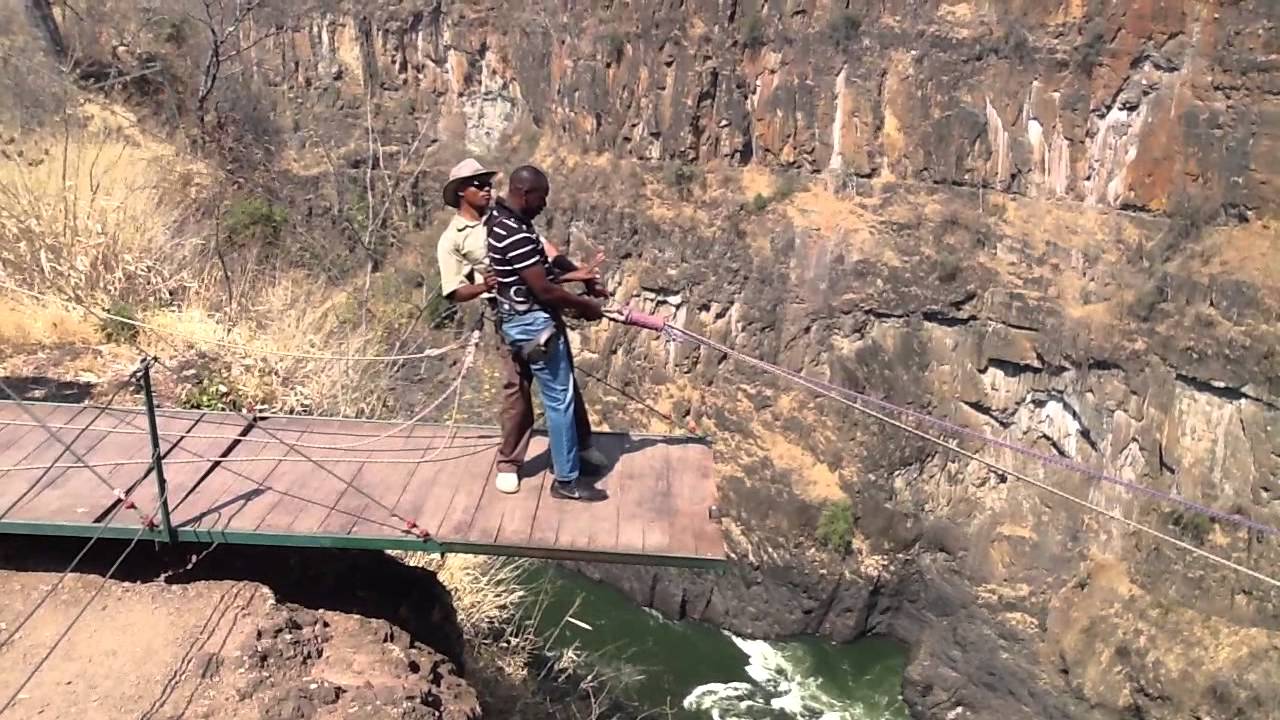 Evan Mawarire Bungee Jump/ gorge swing @ Victoria Falls