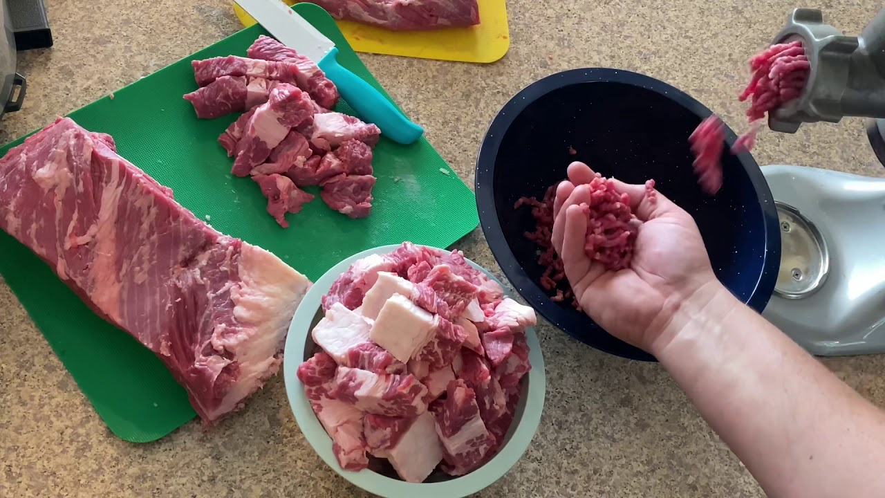 Processing A 19 Pound Beef Brisket for Burgers & Smoking