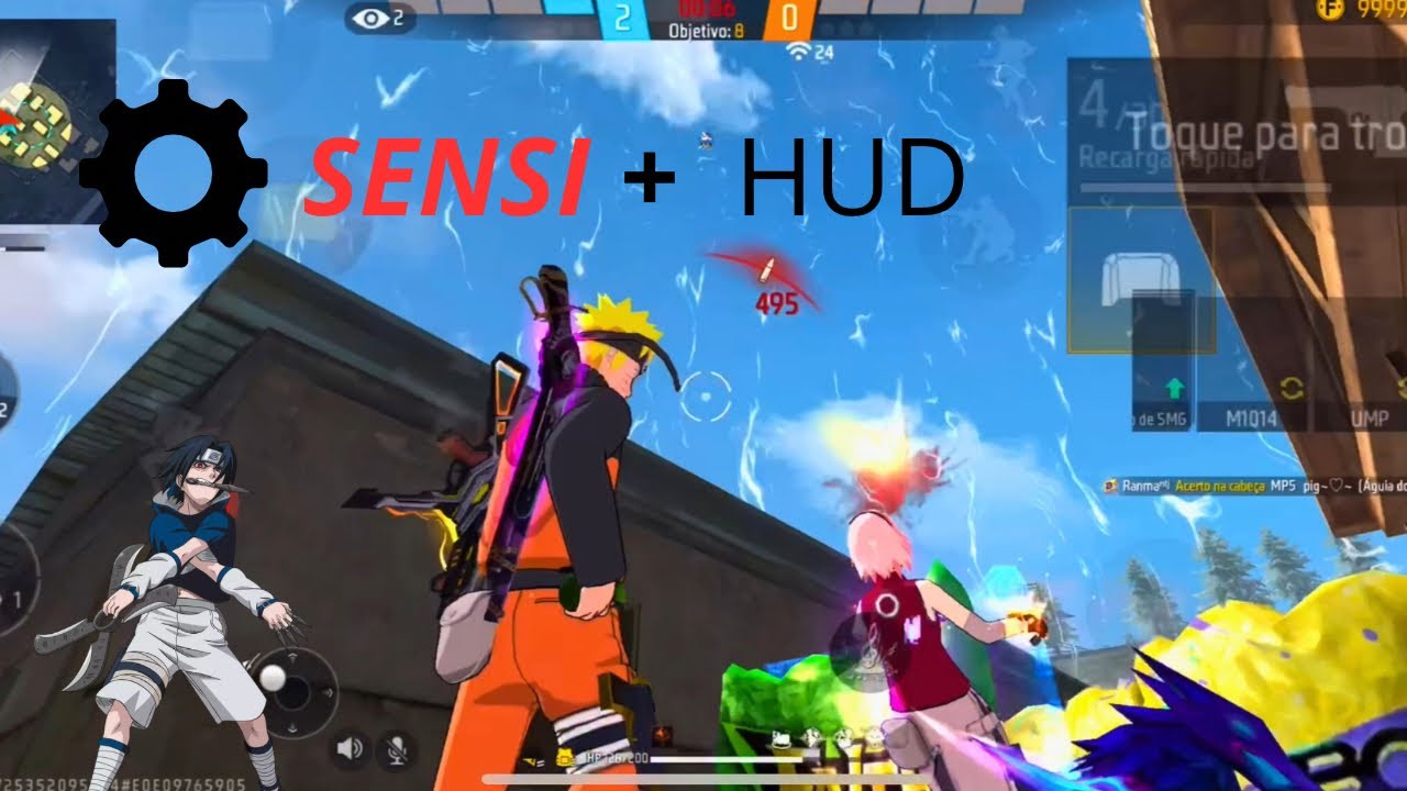 Free Fire Iphone 12 Pro🩸 settings + HUD ⚙️ IOS