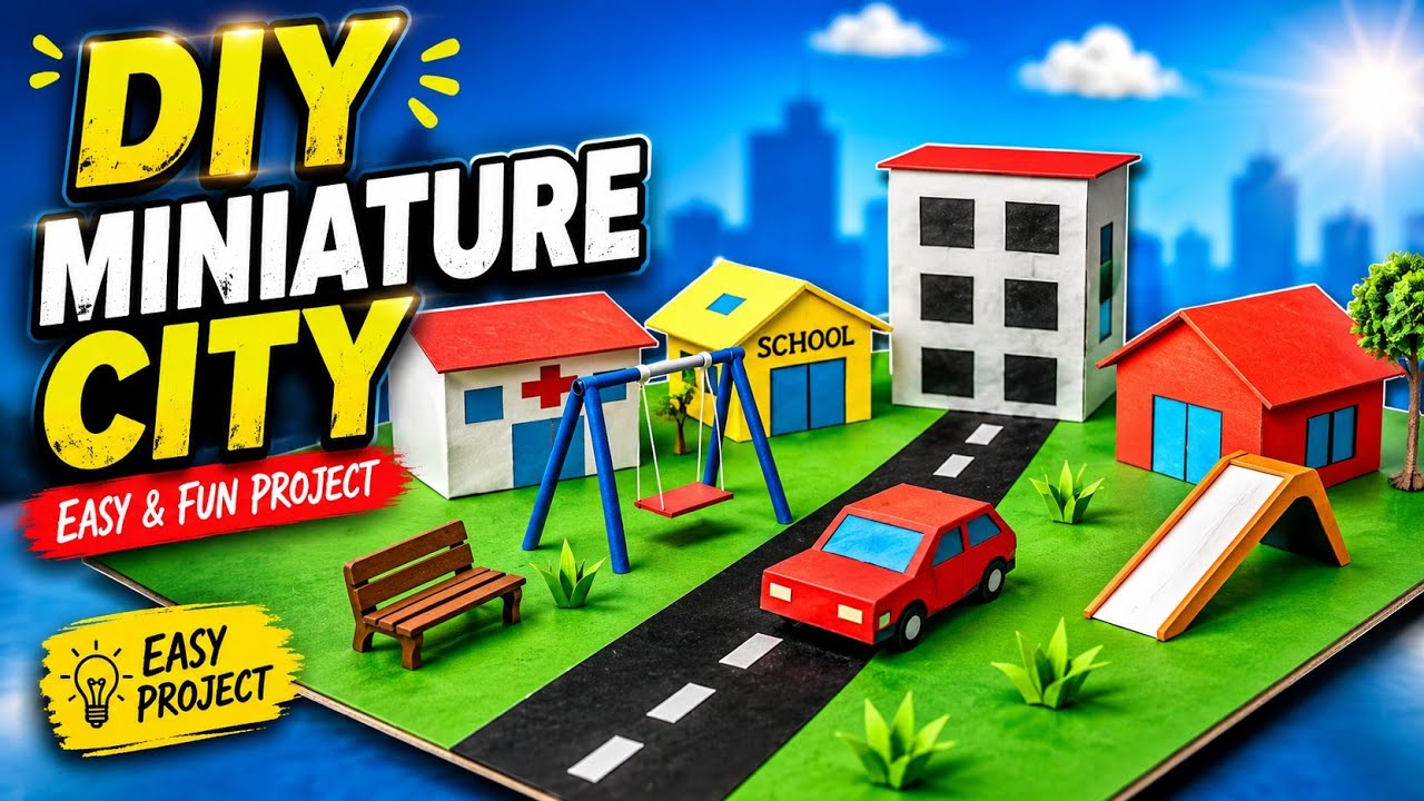 How to Make a Miniature City with Cardboard – Step by Step Tutorial